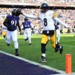 Late reversal helps Steelers hold on for 27-22 win over Ravens and sole possession of division lead