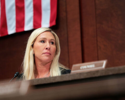 Marjorie Taylor Greene defiant since announcing resignation after falling-out with Trump