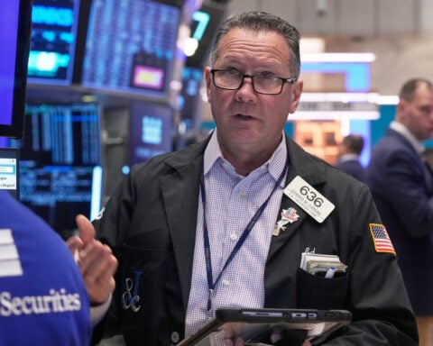 Wall Street pulls back from its record heights