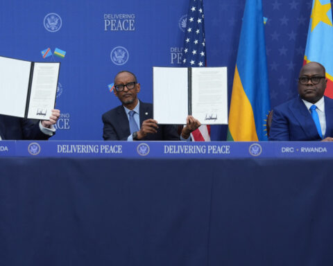 Bomb explosion kills over 30 in eastern Congo after army clashes with pro-government militia