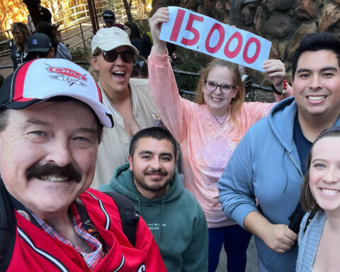 California man marks his 15,000th spin on Disneyland's 'Cars' ride