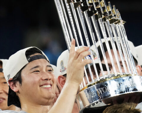 Shohei Ohtani is the AP's Male Athlete of the Year for record-tying 4th time