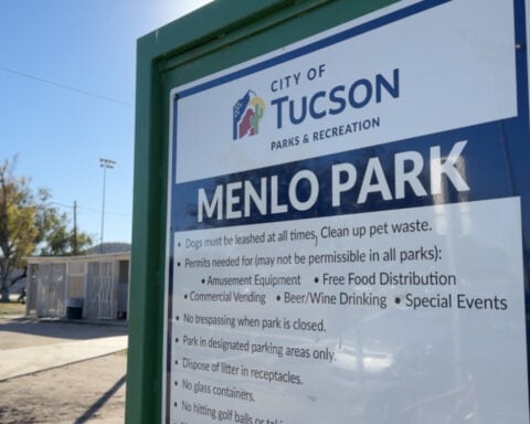 Neighbors gather at Menlo Park to be connected with resources and support after Friday's ICE searches