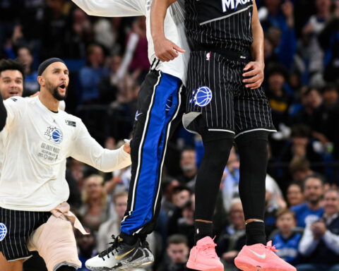 Bane scores 37 to lead the Magic past the Heat 117-108 in the NBA Cup quarterfinals