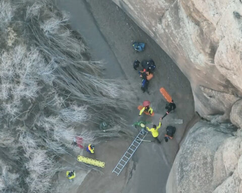 Hiker mired in quicksand in Utah's Arches National Park is rescued unharmed