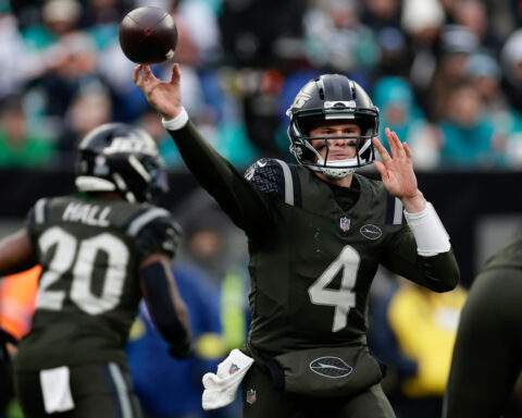 Undrafted rookie quarterback Brady Cook to make first NFL start for Jets against Jaguars