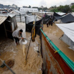 Gaza storms kill 14 Palestinians, including 3 children