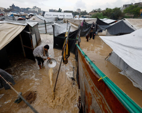 Gaza storms kill 14 Palestinians, including 3 children