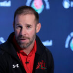 Morgan Scalley promoted from defensive coordinator to head coach at Utah, succeeding Whittingham