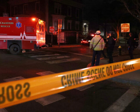 No suspect in custody after reports of a shooting at Brown University, officials say