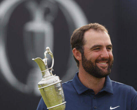 Scottie Scheffler joins Tiger Woods by winning PGA Tour player of the year for 4th straight year