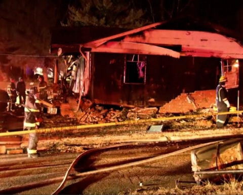 11 firefighters and 2 other people injured after North Carolina house fire and explosion