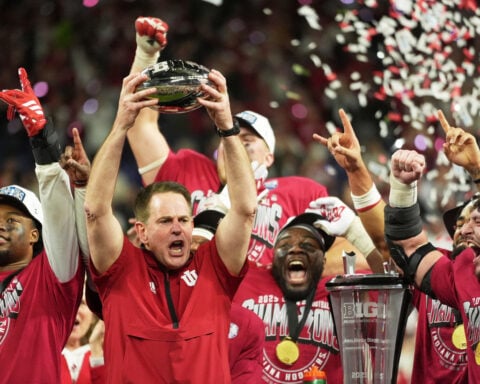 Indiana's Curt Cignetti becomes the first back-to-back winner of AP coach of the year