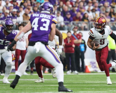 Commanders QB Jayden Daniels frustrated and disappointed by injuries he calls 'freak accidents'