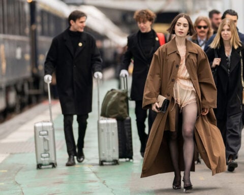 Look of the Week: Not one but two Lilys show how to wear lingerie-inspired outfits this winter