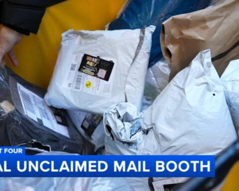 Unclaimed packages booth brings surprise shopping to Philly's Christmas Village