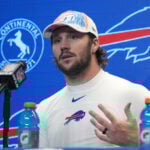 Add expectant father to Allen's list of achievements in Buffalo, after Steinfeld announces pregnancy