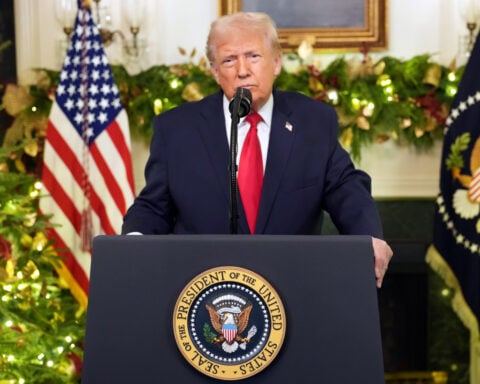 FACT FOCUS: Trump's glowing account of progress is at odds with his government's own stats