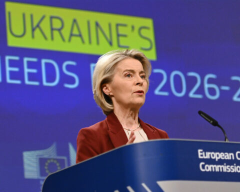 EU leaders gather to discuss a massive loan to Ukraine