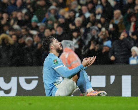 Cherki pulls out Haaland celebrations after wonder goal in Man City's win in the English League Cup