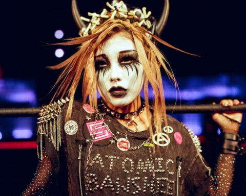 These Japanese wrestlers throw down in latex and glitter