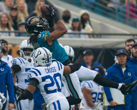 Receiver Jakobi Meyers and the Jaguars agree to a 3-year, $60M extension, AP source says