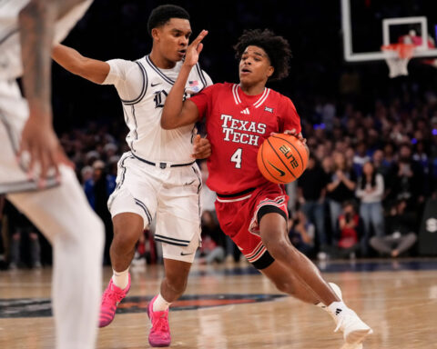 No. 19 Texas Tech overcomes foul trouble in stunning comeback from 17 down against 3rd-ranked Duke