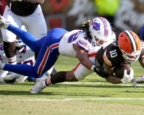 Browns rookie running back Quinshon Judkins has dislocated ankle and broken leg