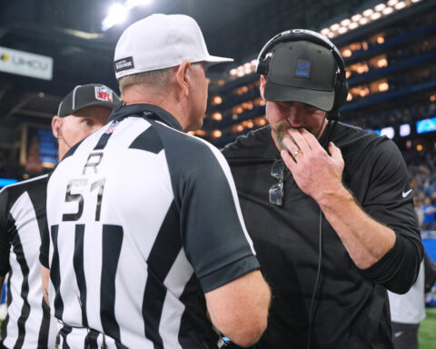 Steelers outlast Lions 29-24 in wild finish when penalty on St. Brown negates Goff's winning TD