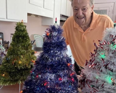 Charlie the Christmas Tree Elf brings joy to the community