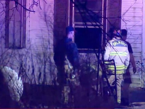 Person taken to hospital after overnight house fire in Oklahoma