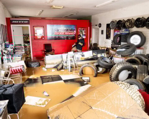 Flash flooding in northern California leads to soaked roads, water rescues and 1 death