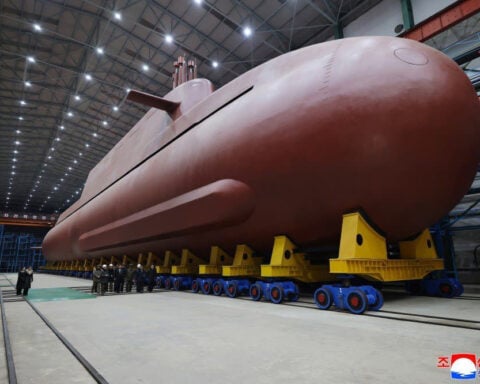North Korea reveals new images of its first ‘nuclear-powered’ submarine