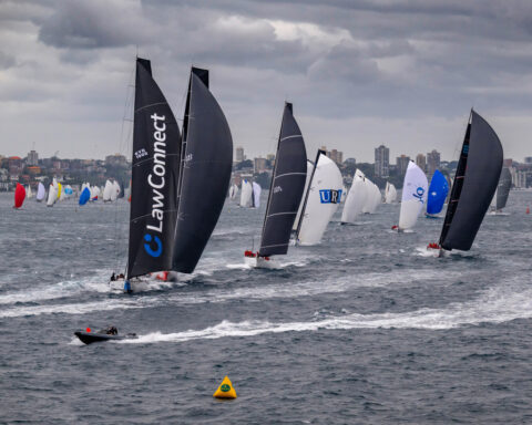 Supermaxis Comanche and LawConnect continue close duel on Day 2 of the Sydney to Hobart race