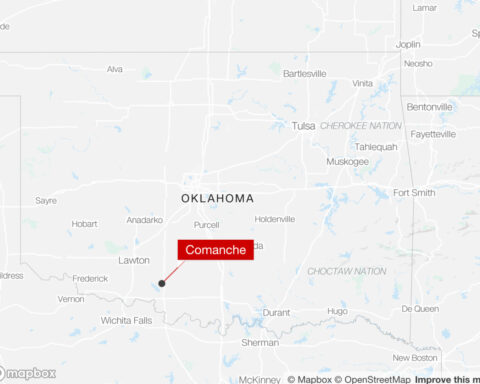 Oklahoma woman fatally shot while holding a child on Christmas. Authorities say a man was doing target practice in his yard