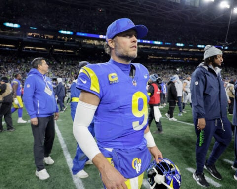 Rams Pro Bowler Stafford heads into Monday night game against the Falcons as the top passer in NFL