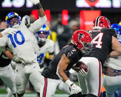 Bijan Robinson has longest rush TD in Falcons history, has team's most scrimmage yards in a season