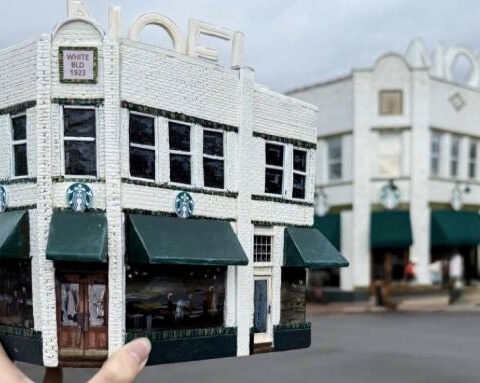 Meet the man recreating Tennessee buildings as Styrofoam miniatures