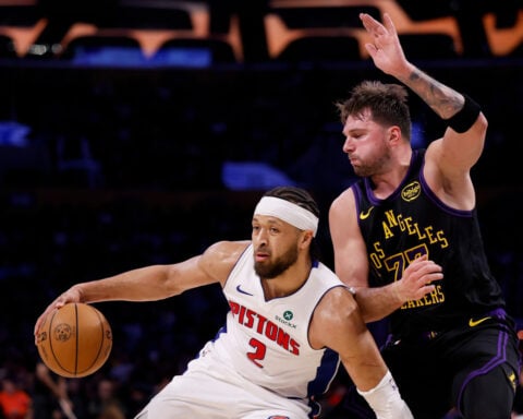 LeBron James loses on his 41st birthday as Cunningham leads the Pistons past the Lakers, 128-106