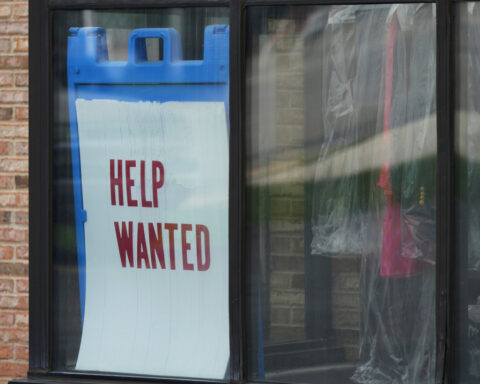 US applications for jobless benefits fell below 200,000 last week with layoffs historically low