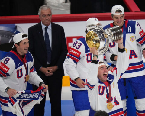 US hockey picks 4 Nations-heavy roster for the Winter Olympics, adding Keller, Thompson and Jones