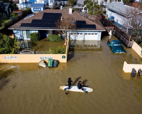 Rain continues in parts of California reeling from flooding and high tides