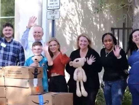 13-year-old boy inspires others to find their purpose by giving