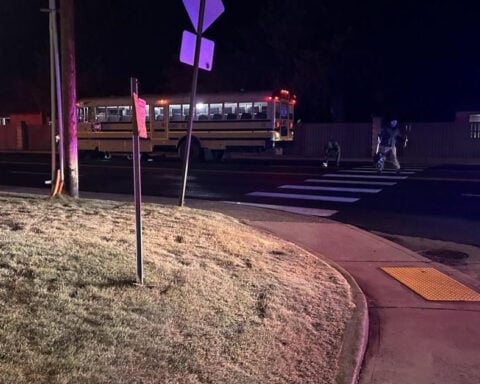 Mead School District expresses condolences over woman hit by school bus