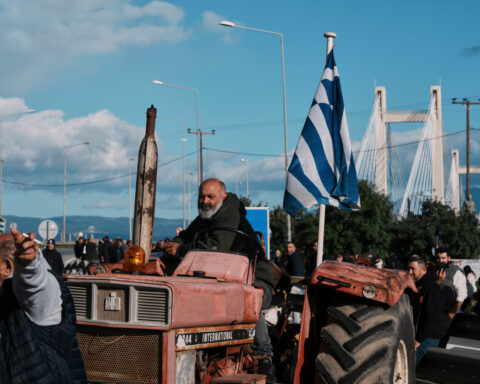 Farmers block highways across Greece in protest over rising costs and EU trade deal