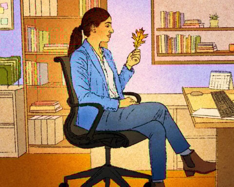 A taste of nature can provide balance and calm during the workday