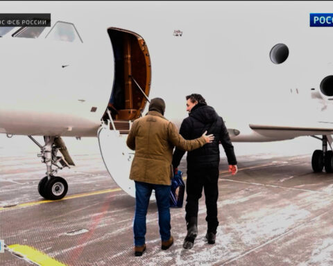 Russia frees French political scholar in a prisoner swap for a basketball player