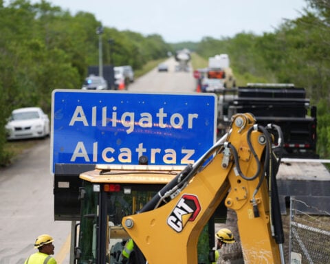 Officials withheld evidence on Florida's 'Alligator Alcatraz' funding, environmental groups say