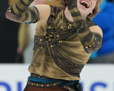 Stuffed dragons rain after Ilia Malinin's brilliant short program at US Figure Skating Championships