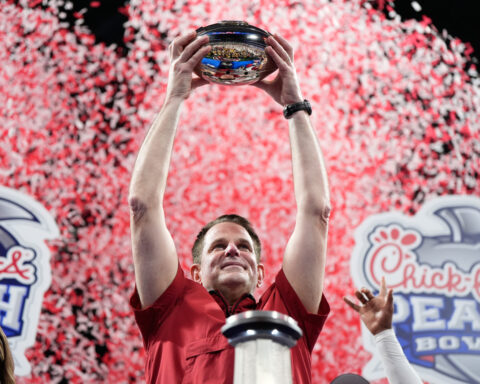 No. 1 Indiana adds to CFP dominance with 56-22 Peach Bowl win over No. 5 Oregon, Miami up next